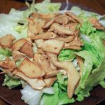 きのこのソテーとレタスのサラダ230519