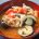 鶏皮とズッキーニのトマト煮込み