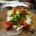 タコと夏野菜のパスタ　カボチャスープ　
