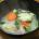 フキノトウとサヨリ天ぷら　刺身　残り野菜白和え　すいとん