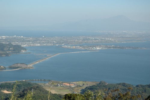 森山堤防　境港　大山